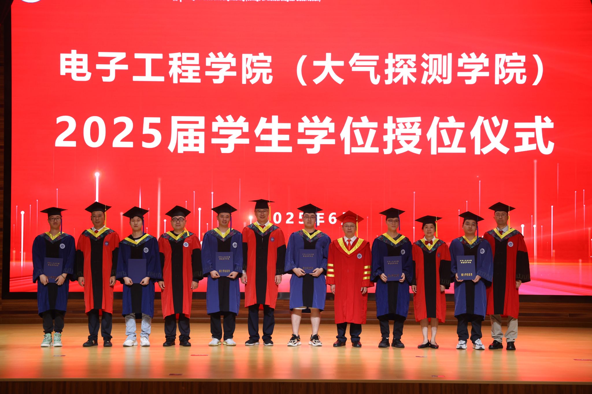 A group of people wearing graduation gowns and caps AI-generated content may be incorrect.